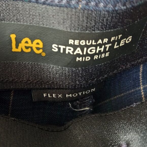 Lee Regular Fit Straight Leg Flex motion Striped Pants - Picture 3 of 8